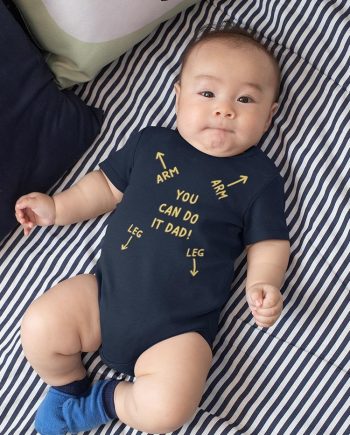 You Can Do It Dad! Quote Bodysuit Baby's -SmartPrintsInk Designs