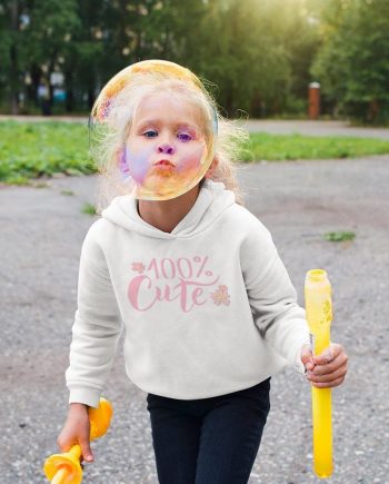 Cute 100 Percent Hoodie -Image by Shutterstock