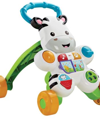 Fisher-Price Learn with Me Zebra Walker - Two Ways to Play - Teaches ABC's - 123's and More
