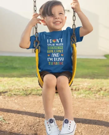 I'm Brilliant And Busy Thinking T-shirt -SmartPrintsInk Designs